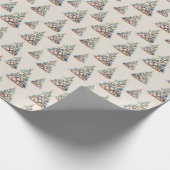 Kerstmis in Shell Beach Cadeaupapier (Hoek)