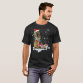 Kerstmis in Shepherd Dog T-shirt (Voorkant volledig)