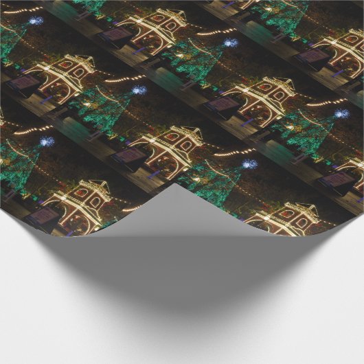 Kerstmis in Silver Dollar City 2 Cadeaupapier (Hoek)