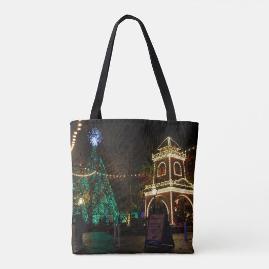 Kerstmis in Silver Dollar City 2 Tote Bag (Achterkant)