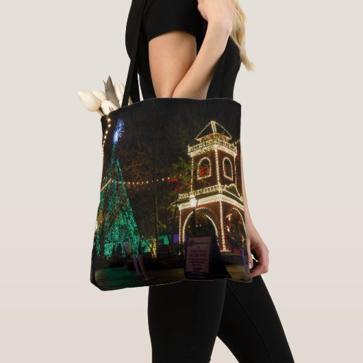 Kerstmis in Silver Dollar City 2 Tote Bag (Dichtbij)