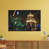 Kerstmis in Silver Dollar City Canvas Afdruk (Insitu (Woonkamer))