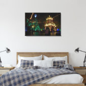 Kerstmis in Silver Dollar City Canvas Afdruk (Insitu (Slaapkamer))
