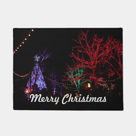 Kerstmis in Silver Dollar City Doormat Deurmat (Voorkant)