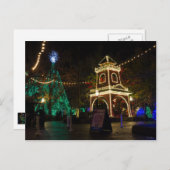 Kerstmis in Silver Dollar City Feestdagenkaart (Voorkant / Achterkant)