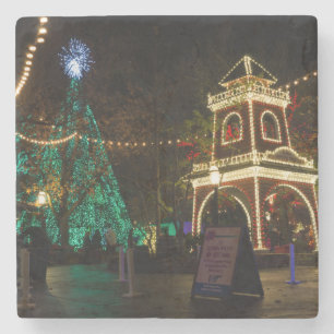 Kerstmis in Silver Dollar City Stenen Onderzetter
