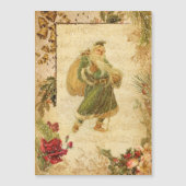 Kerstmis in sneeuw met Rozen en muziek (Voorkant)