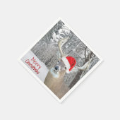 Kerstmis in Snowflakes Napkins Servet (Hoek)