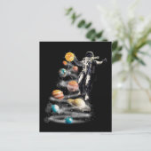 Kerstmis in Space Solar System Astronaut Invitati (Staand voorkant)