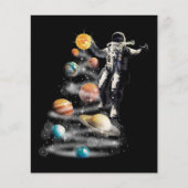 Kerstmis in Space Solar System Astronaut Invitati (Voorkant)