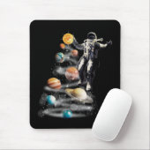 Kerstmis in Space Solar System Astronaut Invitati Muismat (Met muis)