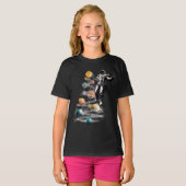 Kerstmis in Space Solar System Astronaut Invitati T-shirt (Voorkant volledig)