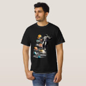 Kerstmis in Space Solar System Astronaut Invitati T-shirt (Voorkant volledig)