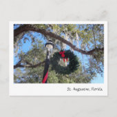 Kerstmis in St. Augustine Briefkaart (Voorkant)
