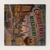 Kerstmis in St. Louis op de Mother Road Legpuzzel (Horizontaal)