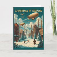 Kerstmis in Tartaria Kaart Alternatieve Geschieden