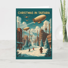 Kerstmis in Tartaria Kaart Alternatieve Geschieden