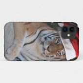 Kerstmis in Tiger Case-Mate iPhone Case (Achterkant (horizontaal))