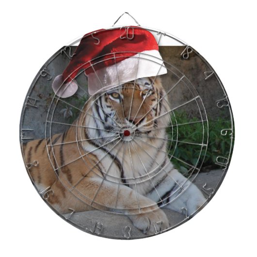 Kerstmis in Tiger Dartbord (Voorkant)