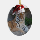 Kerstmis in Tiger Keramisch Ornament (Rechts)