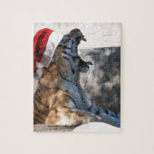Kerstmis in Tiger Legpuzzel (Verticaal)