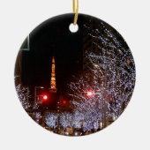 Kerstmis in Tokio, Japan Keramisch Ornament (Voorkant)