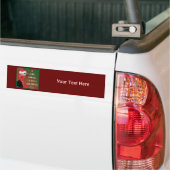 Kerstmis in Turkije Bumpersticker (Op Truck)