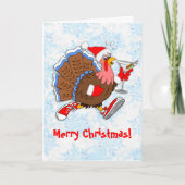 Kerstmis in Turkije (Martini) Feestdagen Kaart (Voorkant)