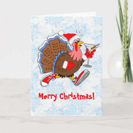 Kerstmis in Turkije (Martini) Feestdagen Kaart (Voorkant)