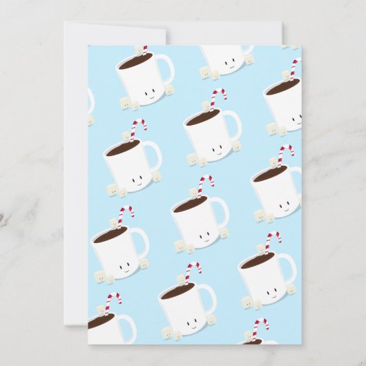 Kerstmis in uitnodiging van juli (Achterkant)