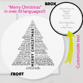 🎄 Kerstmis in veel talen Feestdagenkaart