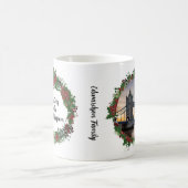 Kerstmis in Verenigd Koninkrijk landfoto monogram Koffiemok (Center)