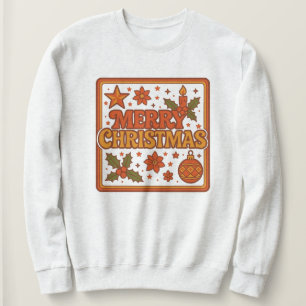 Kerstmis in vintage 70'er jaren stijl trui