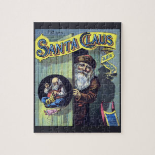 Kerstmis in vintage stijl, Kerstman en Zijn Werken Legpuzzel