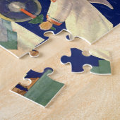 Kerstmis in vintage stijl, Scandinavische Sinterkl Legpuzzel (Zijkant)