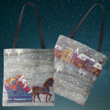 Kerstmis in vintage stijl, Sinterklaas en een open