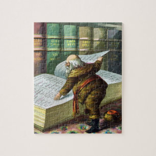 Kerstmis in vintage stijl, Sinterklaas stoute en b Legpuzzel