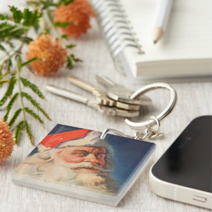 Kerstmis in vintage stijl, Sinterklaas stoute en b Sleutelhanger