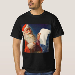 Kerstmis in vintage stijl, Sinterklaas stoute en b T-shirt
