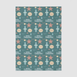 Kerstmis in vintage stijl tissuepapier