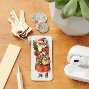 Kerstmis in vintage stijl, uitsnede afbeelding van sleutelhanger