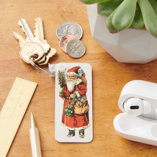 Kerstmis in vintage stijl, uitsnede afbeelding van sleutelhanger (Bureau)