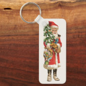 Kerstmis in vintage stijl, uitsnede afbeelding van sleutelhanger (Voorkant)