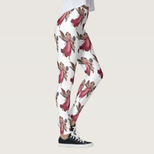 Kerstmis in vintage stijl, Victoriaanse beschermen Leggings