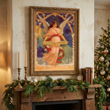 Kerstmis in vintage stijl, Victoriaanse engel lees