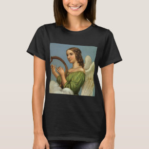 Kerstmis in vintage stijl, Victoriaanse engel met T-shirt