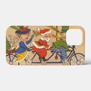 Kerstmis in vintage stijl, Victoriaanse Kerstman o Case-Mate iPhone Case