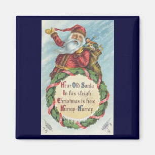 Kerstmis in vintage stijl, Victoriaanse Kerstman o Magneet