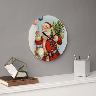 Kerstmis in vintage stijl, Victoriaanse Sinterklaa Grote Klok