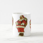 Kerstmis in vintage stijl, Victoriase Kerstman met Koffiemok (Center)